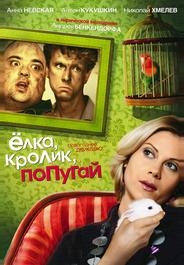 Елка, кролик, попугай